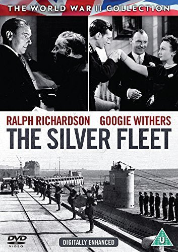 DVD cover for "The Silver Fleet" with black and white photos and naval scenes.
