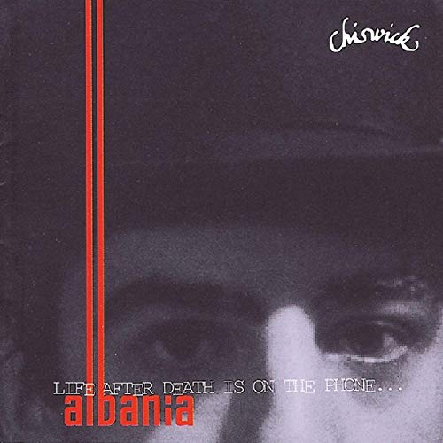 CD cover for Albania’s “Life After Death Is On The Phone” with a blurred face.