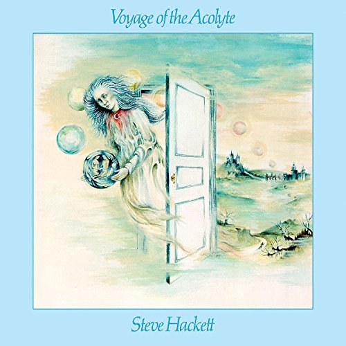 Steve Hackett’s “Voyage of the Acolyte” album cover: a painted fantasy scene.