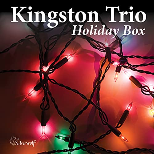 Kingston Trio "Holiday Box" 3CD album cover with colorful lights.