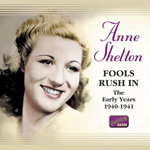 CD cover featuring a smiling portrait of Anne Shelton, 1940-1941.