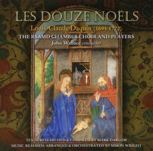 CD cover featuring a medieval nativity scene with Mary, Joseph, and baby Jesus.