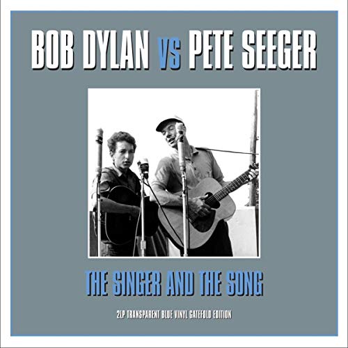 Album cover featuring Bob Dylan and Pete Seeger performing with guitars.