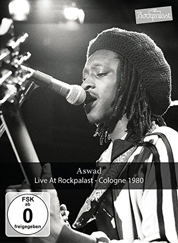 Black and white DVD cover featuring a man singing into a microphone on stage.