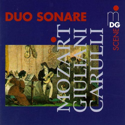 CD cover with blue background, 18th-century painting, and white and red text.