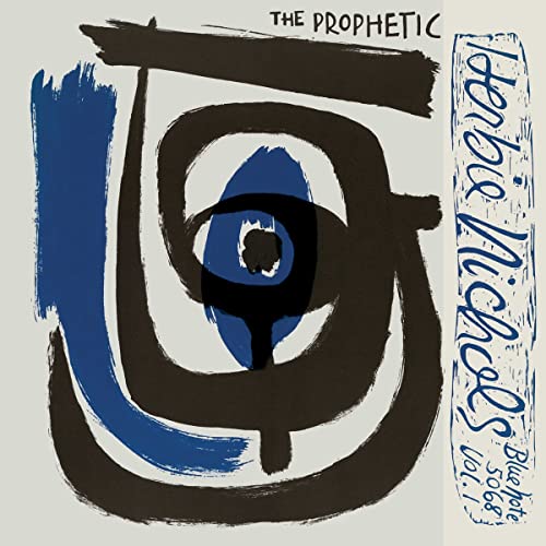 Album cover for Herbie Nichols featuring abstract blue and brown shapes.