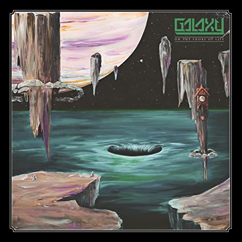 CD cover: surreal landscape with trees, water, and a swirling vortex.