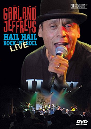 Garland Jeffreys singing into a microphone on a DVD cover.