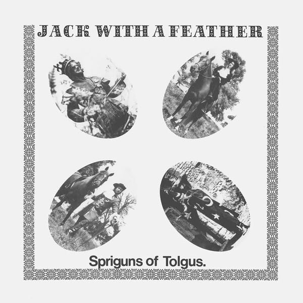 Black and white album cover with four oval vintage photographs.
