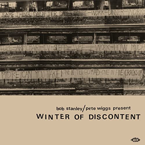 Vinyl record cover: bleak urban scene with text "Winter Of Discontent".