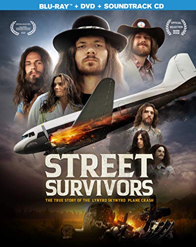 Blu-ray cover for "Street Survivors" depicting band members and a plane.