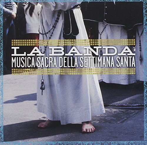 "CD cover featuring a person in white robes with text overlay."