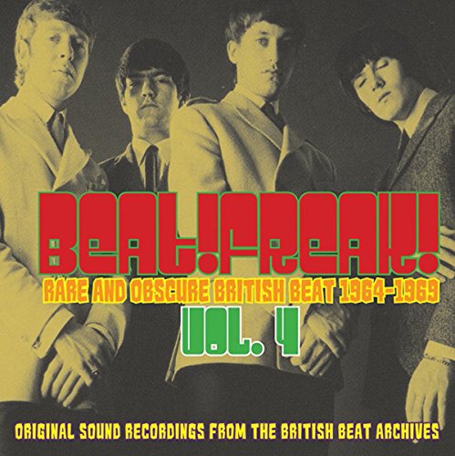 CD cover for “Beatfreak! Volume 4” featuring a vintage band portrait.
