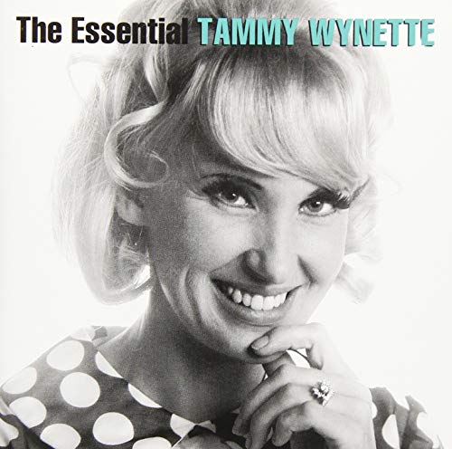 Tammy Wynette album cover, black and white portrait of the singer.