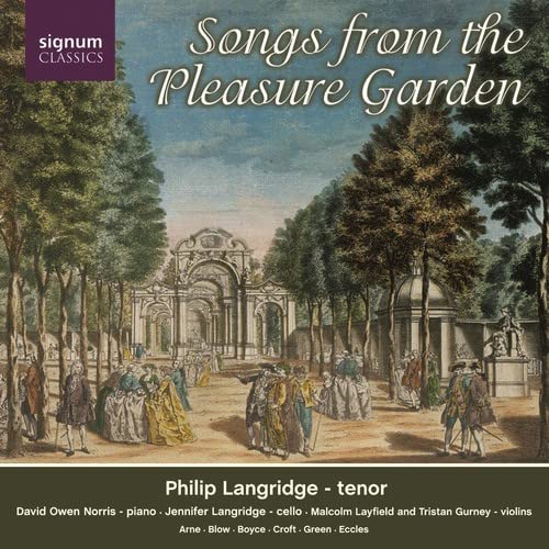 CD cover: a landscaped garden scene with figures in 18th-century dress.