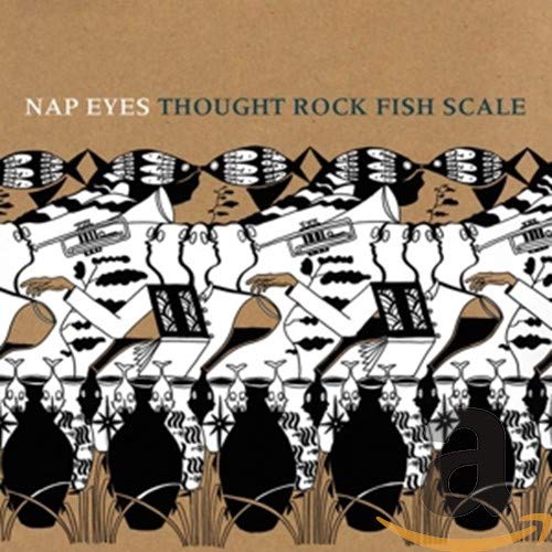 CD cover: black and white figures with fish and vases.