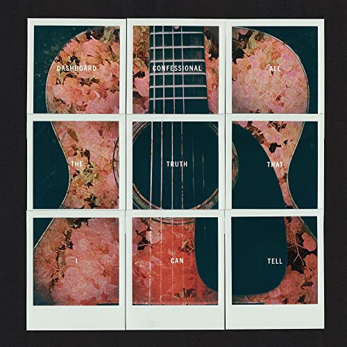 Album cover for Dashboard Confessional, featuring a guitar with floral patterns.