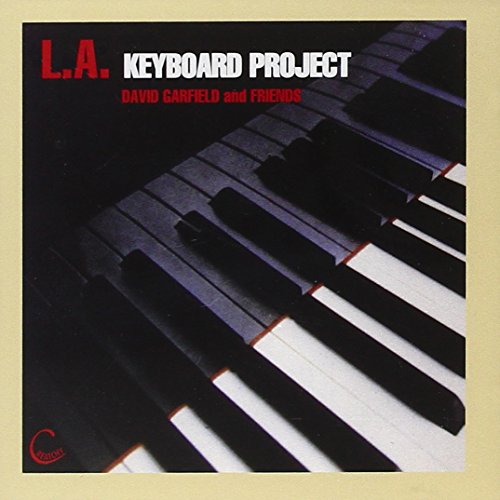 Album cover with piano keys and text "L.A. Keyboard Project" on a beige background.