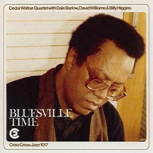 Cedar Walton's album cover featuring a man with glasses and a serious expression.