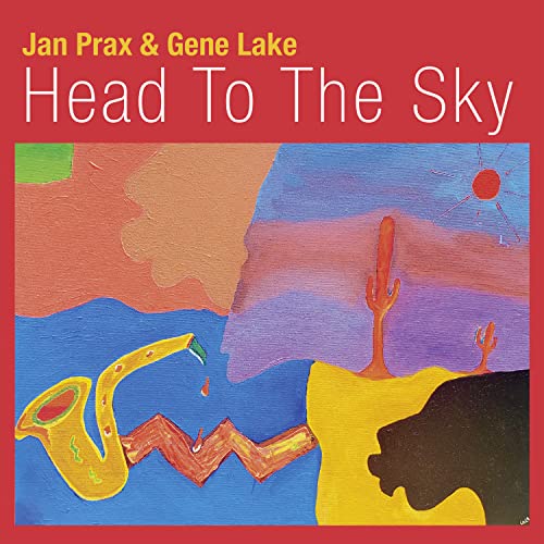 CD cover for “Head To The Sky” with abstract painted landscape.