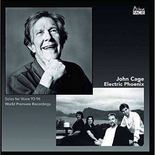 CD cover with black and white photos of John Cage and three musicians.