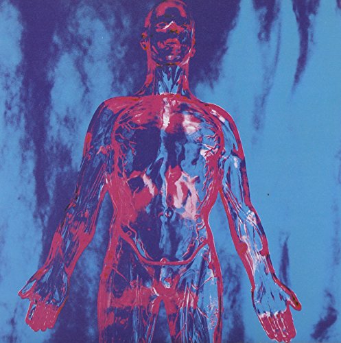 Nirvana “Sliver” vinyl cover: abstract red figure on blue background.