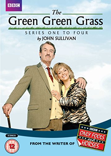 DVD cover for "The Green Green Grass" featuring a man and woman embracing.