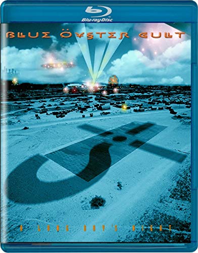 Blue Oyster Cult "A Long Day's Night" Blu-ray cover with UFO imagery.
