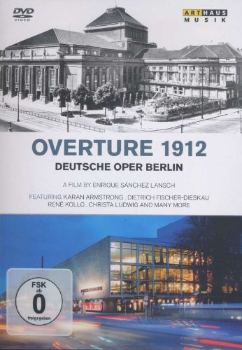 DVD cover featuring black and white and color images of Deutsche Oper Berlin building.