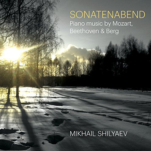 CD cover: snowy landscape with text "Sonatenabend" and artist's name.