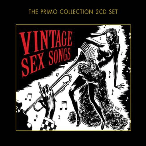 "Black album cover with red text and black-and-white illustration of dancing couple and trumpet."