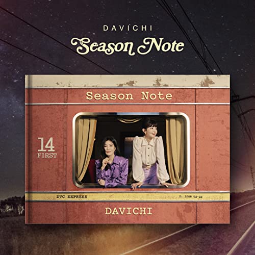 Davichi “Season Note” CD cover featuring two women in a train window.
