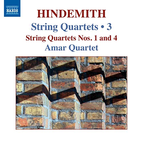 CD cover for Hindemith String Quartets 3 by the Amar Quartet.