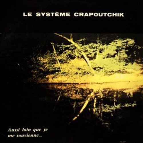 Vinyl album cover with blurred golden landscape and dark text.