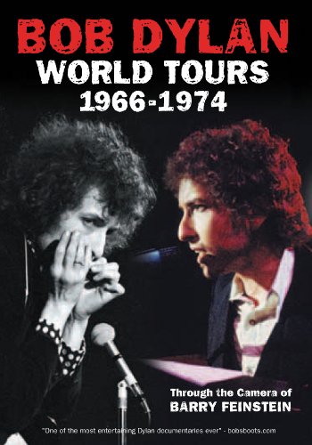 DVD case cover with black-and-white image of Bob Dylan and another man walking.