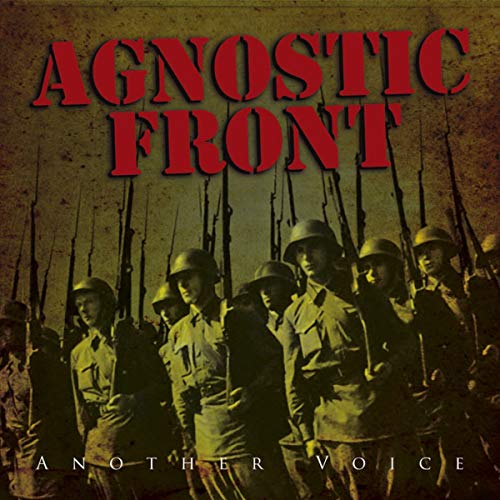 Agnostic Front Another Voice album cover showing soldiers marching in a sepia-toned field.