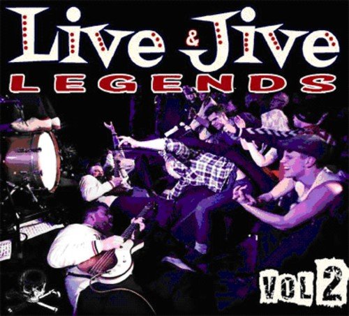 CD cover for “Live & Jive Legends Vol. 2” featuring a band performing.