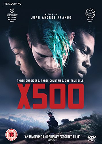 DVD cover for "X500" featuring three men's faces and a person in a headdress.