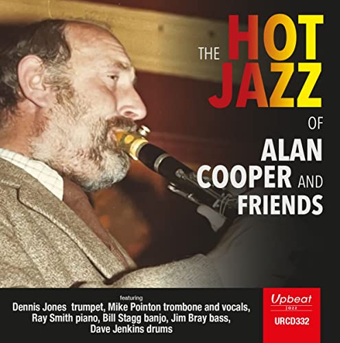 CD cover featuring Alan Cooper playing clarinet, with band member names listed.