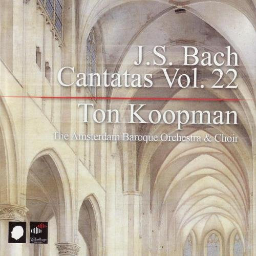 "CD cover with arched cathedral interior, white text, and small logos in the corner."