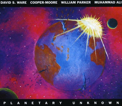 CD cover: cracked Earth planet with stars in a colorful space scene.
