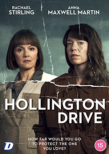 DVD cover for "Hollington Drive" featuring two serious-looking women.