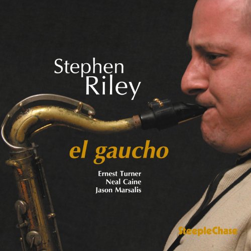 CD cover featuring a man playing a saxophone in profile.