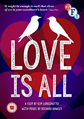 DVD cover for “Love Is All” featuring birds on a heart.