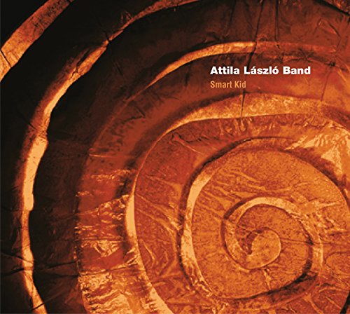 CD cover for Attila Laszló Band’s “Smart Kid” with a spiral design.