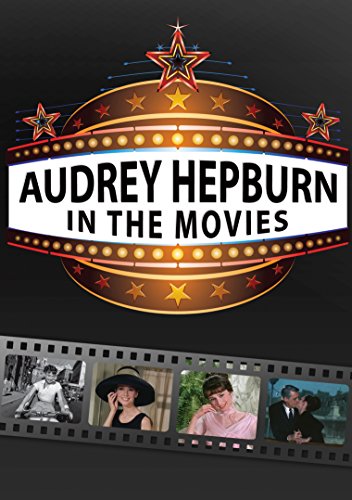 DVD cover featuring Audrey Hepburn with a marquee and film strip showcasing her movie scenes.