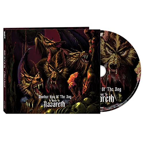 CD case and disc featuring snarling wolf-like creatures in darkness.