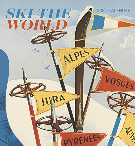 Ski The World, Vintage Posters Calendar 2024