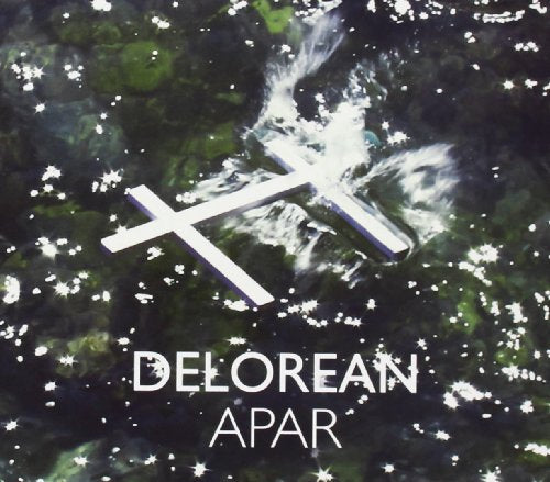 CD cover for Delorean’s “Apar” featuring a white cross and stars.