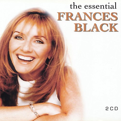 "CD cover featuring a smiling woman with long red hair and text 'the essential FRANCES BLACK'."